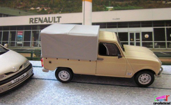 Bâche Pick Up Teihlol sur Renault R4 4L fourgonnette F6