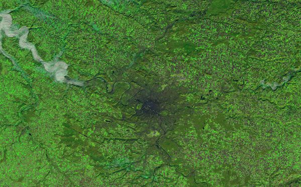 Landsat 8 - Région parisienne - Anticyclone 10-12-2013 - 1