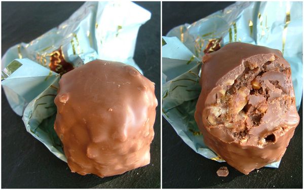 Nouveau rocher Suchard amandes pointe de sel