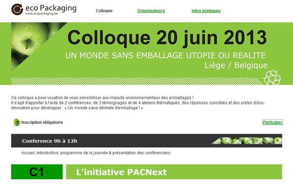 Capture formulaire ecopackaging.be