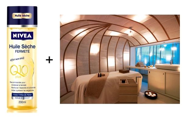 présentation presse Nivea Huile Sèche Q10 Six Senses