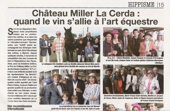 LSPB juilt 2014 Hippo Biarritz prix La Cerda