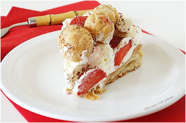 Gâteau fraises 1
