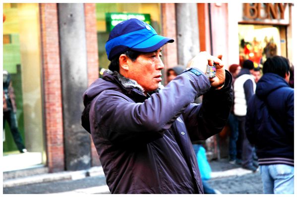 photographe chinois à rome