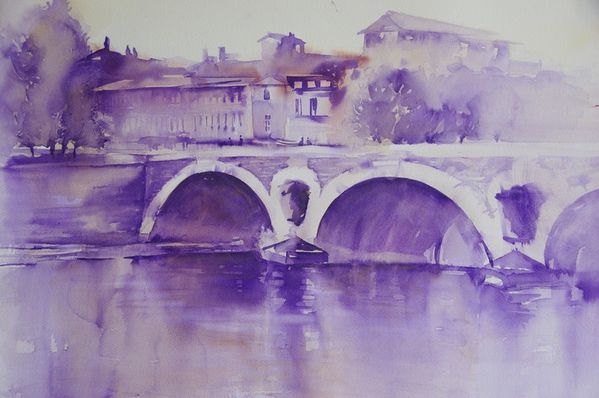 Toulouse Pont Neuf Sépia