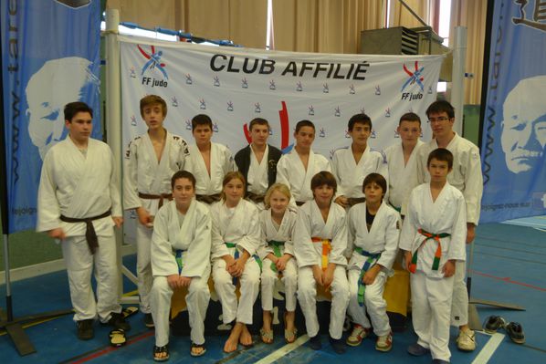 cadets et benjamin du dojo chambérien