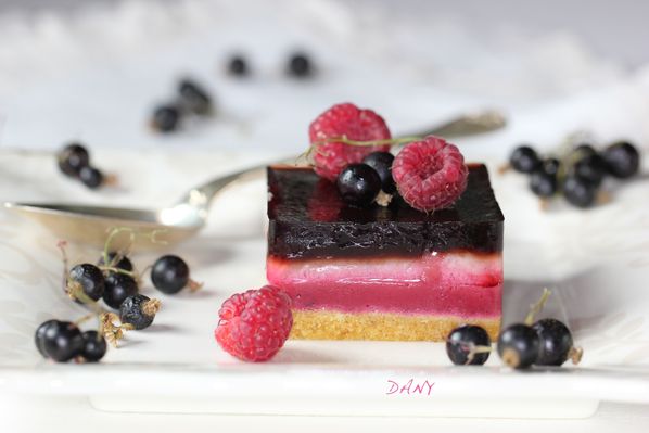 Entremet Framboise Citron Et Gelee De Cassis Epicetout La Cuisine De Dany