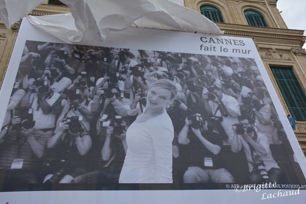 Cannes fait le mur