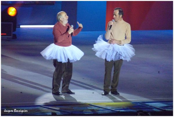 Goldman et Jugnot Les Enfoires Nice 3
