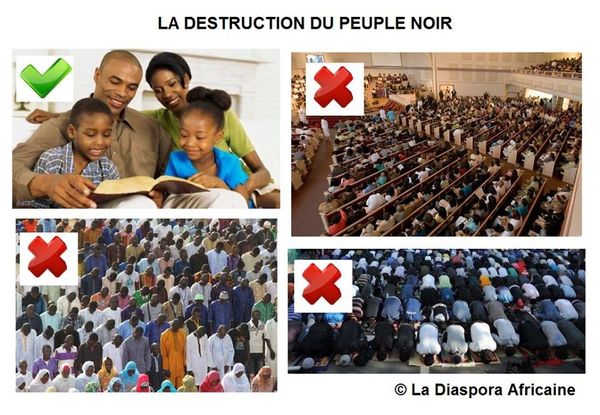 DESTRUCTION DU PEUPLE NOIR