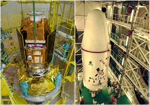 Arianespace - Soyouz - Préparation lancement - Pléiades-1