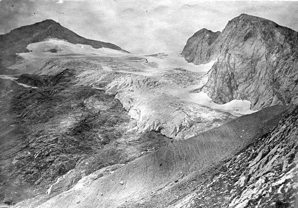 Pyrénées - Vignemale - Glacier Ossoue - Bellevue - vers 1