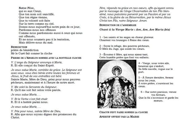 bénédiction cloche 2