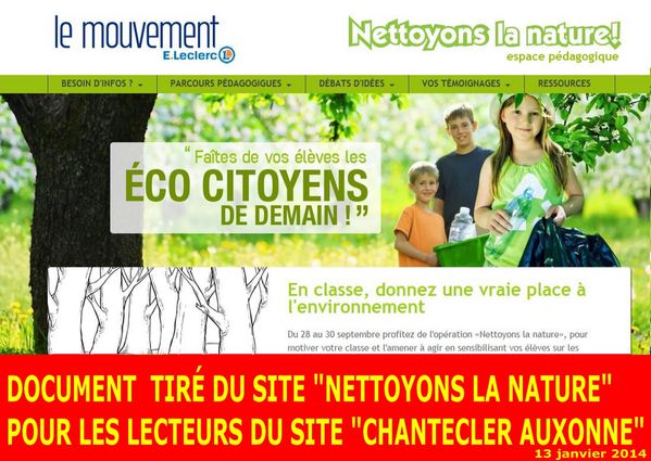 Document Nettoyons la nature