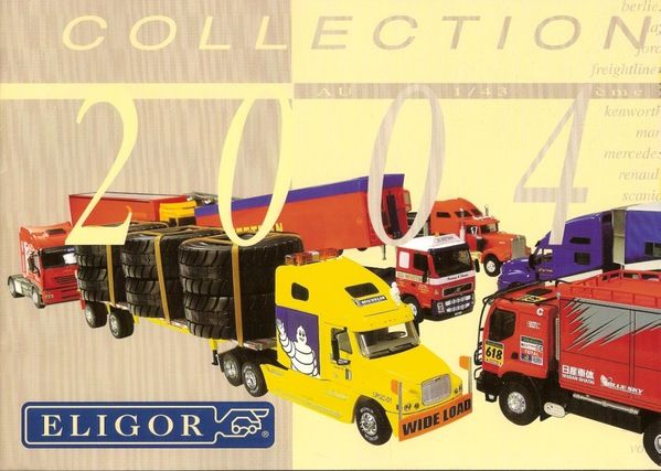 catalogue de camions eligor annee 2004 couverture