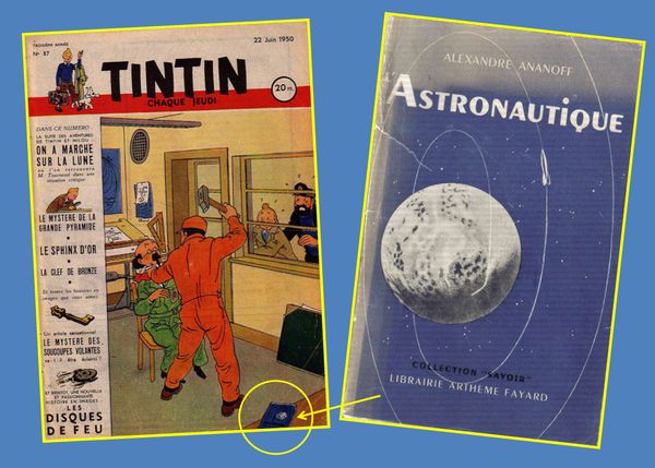 L'astronautique d'Ananoff source d'inpiration pour Hergé