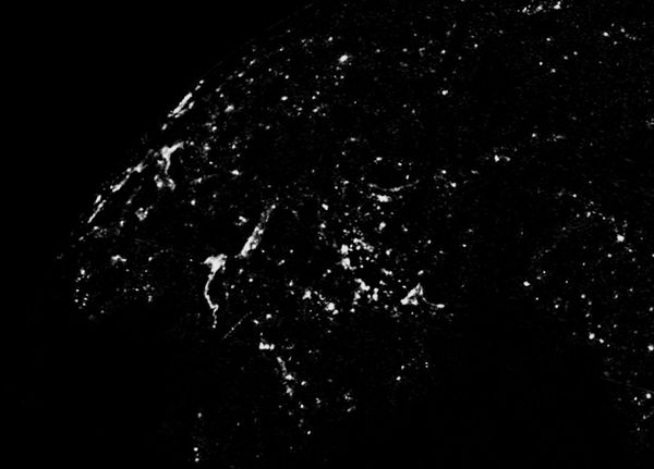 Rosetta - Europe at night - OSIRIS - Earth at night - ESA