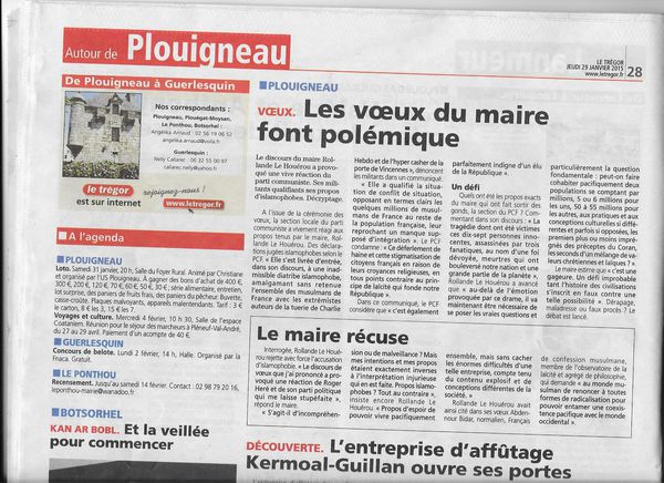 Le trégor 29 janvier 2015