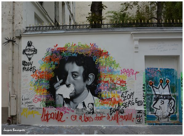 Serge Gainsbourg Rue de Verneuil Paris 07 a