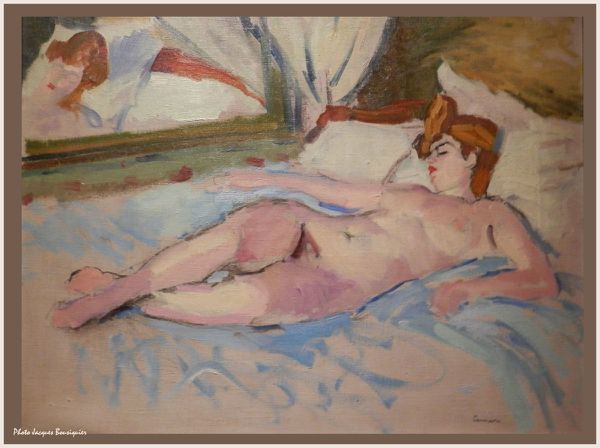La blonde au miroir Charles Camoin Musee Luxembourg