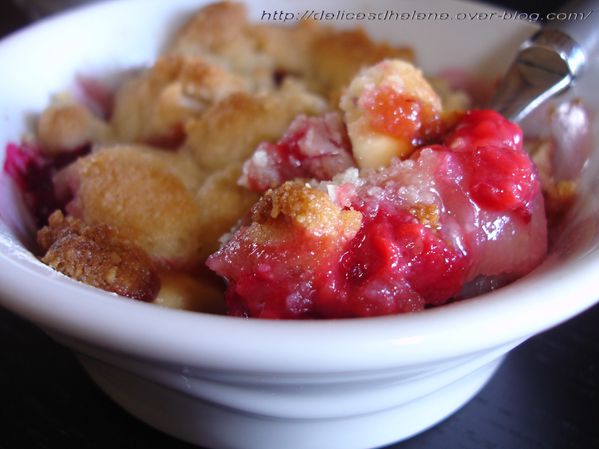 crumble poires-framboises-choco blanc (1)