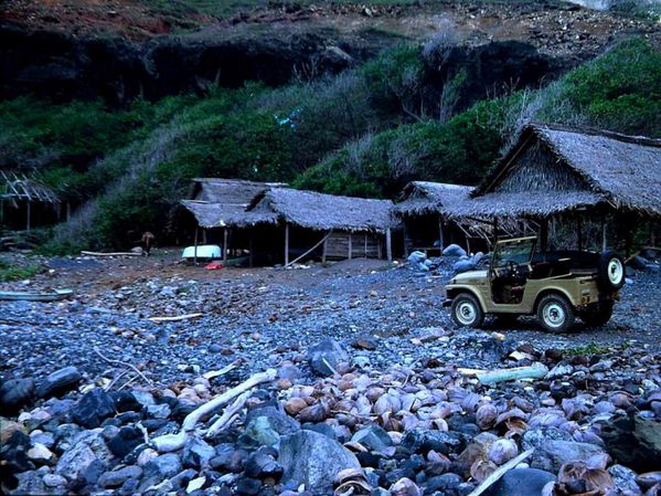 La plage aux phonolytes à grena ua pou 1982