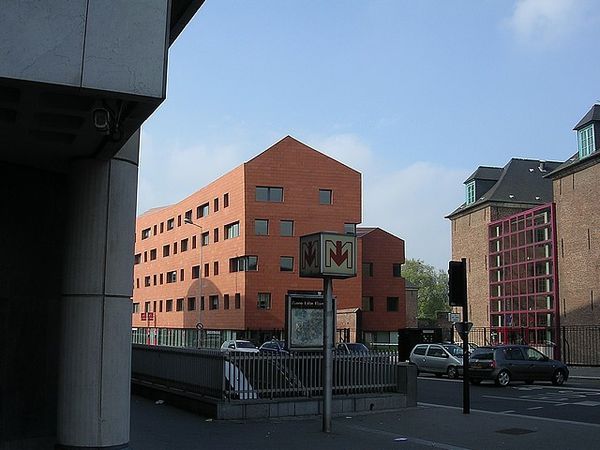 Les locaux du CNRS dans les bâtiments réaménagés de l'a