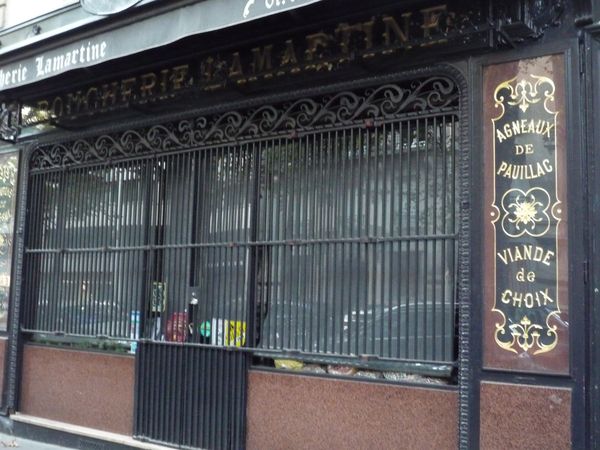 Façade Boucherie Lamartine
