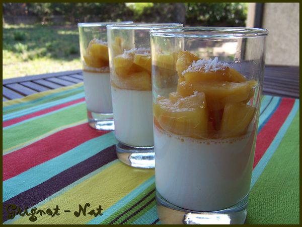 verrine coco - ananas