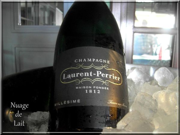 champagne Laurent Perrier millésimé 2002