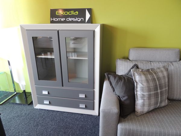 meuble laque grey