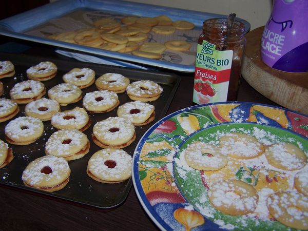 biscuits à la confiture