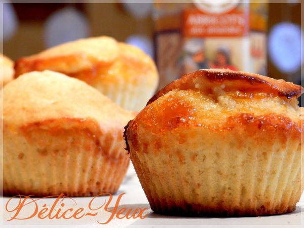 Muffins confiture abricots, amandes 2