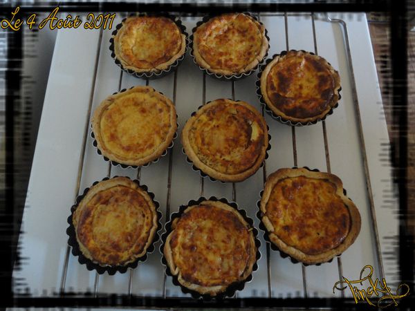 LE 4 Août 2011.Tartelettes AUX TOMATES. 004 (1)