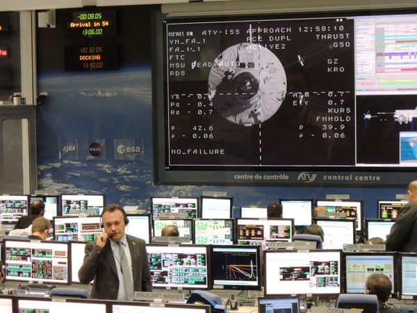 CNES - Toulouse - ATV-CC - Arrival S4 - Flight manager - ATV - ESA - Rendez-vous - Amarrage - Centre de contrôle ATV