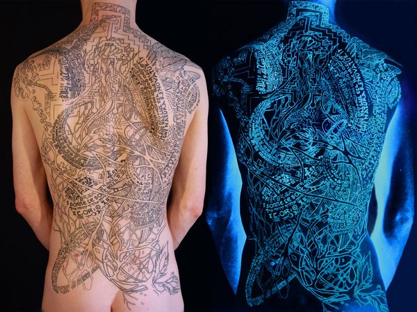 Brain Skin Medium III Simurgh Tattoo. - Caroline Cottereau Karopique ...