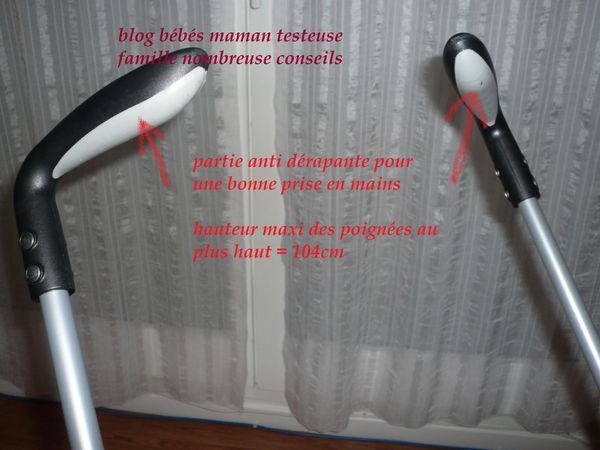 poussette disney bleue