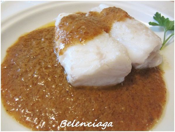 Merluza en salsa de erizos - Belenciaga paso a paso