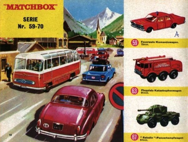 catalogue matchbox 1967 p12