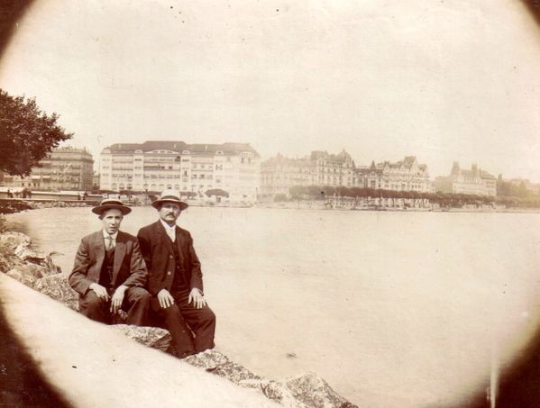 Lac Genève sept 1913