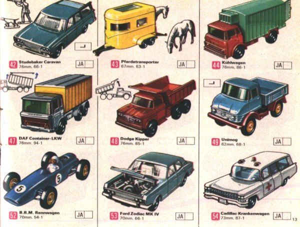 catalogue matchbox 1969 deutches katalog p13