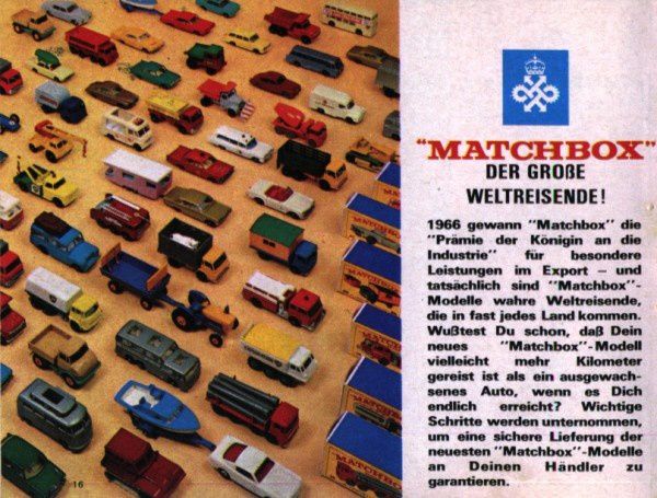 catalogue matchbox 1968 p16 deutsche katalog matchbox samm