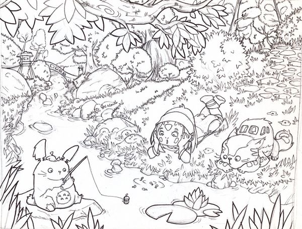 Totoro Mononoke Et Un Chat Bus Les Carnets J Totoro Mononoke Et Un Chat Bus Les Carnets J