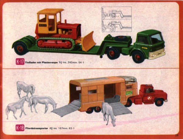 catalogue matchbox 1968 p29 deutsche katalog matchbox samm