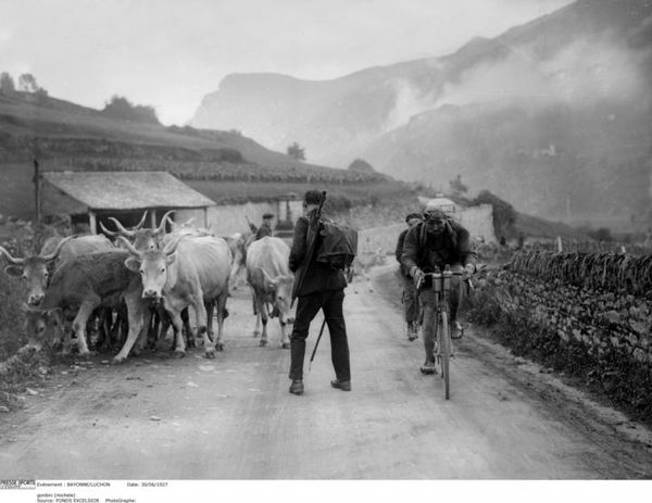 Ailleurs Michele Gordini dans les Pyrénées, lors de l'é