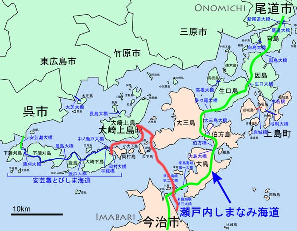 map Shimanami-Tobishima