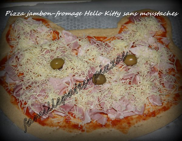 pizza jambon façon HK ss moustaches