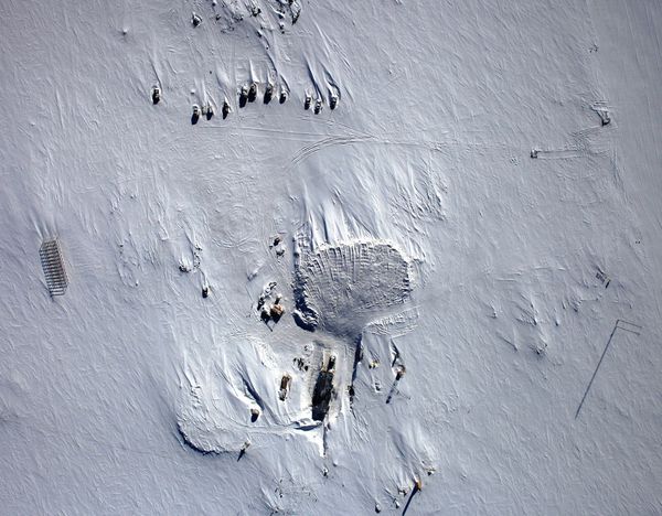 Antarctique - Station Vostok - Vue aérienne - 12-2013