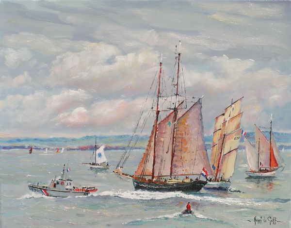 Henri Le Goff peintre de marines - peinture marine de Douar
