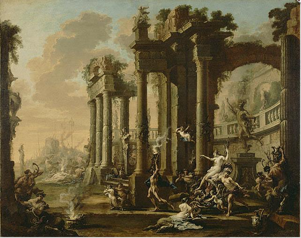 1725 Magnasco Triomphe de Vénus Getty LA